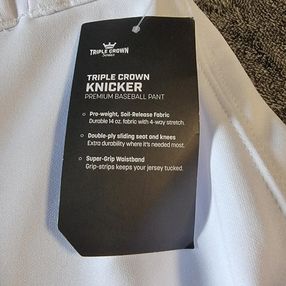 NWT Triple Crown Men's Baseball Premium Pants